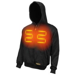 DEWALT® Mens Heated Hoodie Sweatshirt Bare heat on front