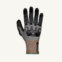 ultra thin cut a9 tenactiv w/impact 1 foam nitrile palm glove