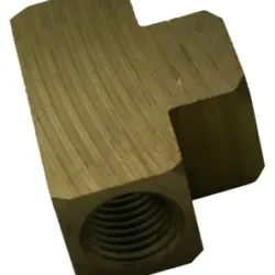 1/8" fnpt brass tee