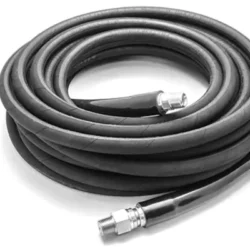 3/8" x 100' black pressure washing hose