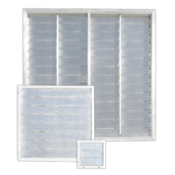 aluminum exhaust shutters