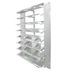 aluminum exhaust shutters