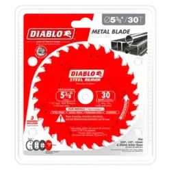 diablo 5 3/8" x 30 teeth steel demon™ carbide saw blade for medium metal