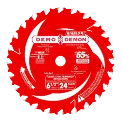 diablo 24 teeth ultimate framing saw blades 6 1/2"
