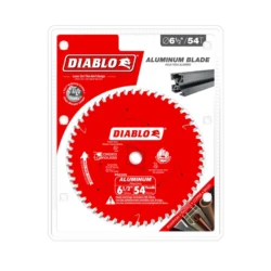 diablo 6 1/2" x 54 teeth saw blade for aluminum