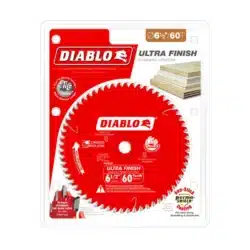 diablo 6 1/2" x 60 teeth ultra finish saw blade