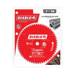 diablo 7 1/4" x 56 teeth saw blade for aluminum