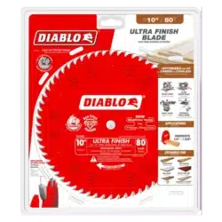 diablo 10" x 80 teeth ultra finish saw blade