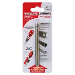 diablo 4" carbide tipped pilot drill bit for hardened metals