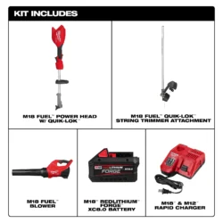 milwaukee m18 fuel™ string trimmer/blower combo kit
