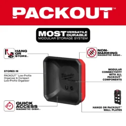 milwaukee packout™ magnetic bin