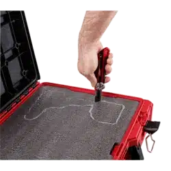 milwaukee packout™ tool case w/ customizable insert