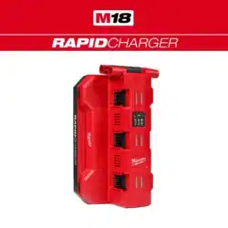 milwaukee m18™ six bay daisy chain rapid charger