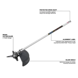 milwaukee m18 fuel™ quik lok™ brush cutter attachment