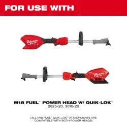 milwaukee m18 fuel™ quik lok™ brush cutter attachment