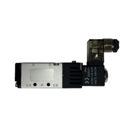 1/8" npt 5 port 4 way single solenoid valve