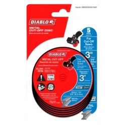 diablo 3" metal cut off discs (5 pk)