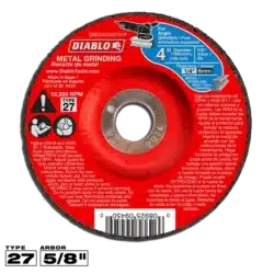 diablo 4" type 27 metal grinding disc