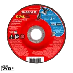 diablo type 27 dual metal cutting & grinding discs