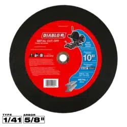 diablo 10" metal cut off disc