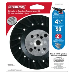 diablo 4 1/2" grinder to sander conversion kit