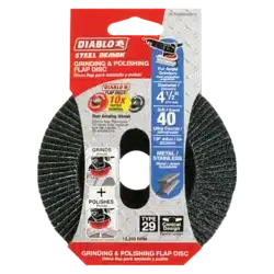 diablo 4 1/2" type 29 steel demon™ flap discs for metal