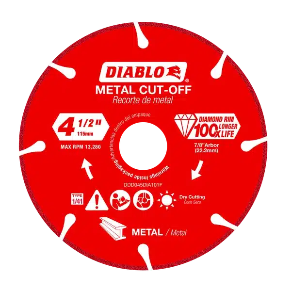 diablo diamond metal cut off discs