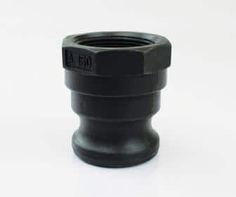 4" poly male adapter x female thread