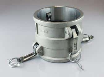 3" female coupler x 4" female coupler