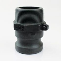 3" poly male adapter x male thread