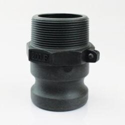4" poly male adapter x male thread